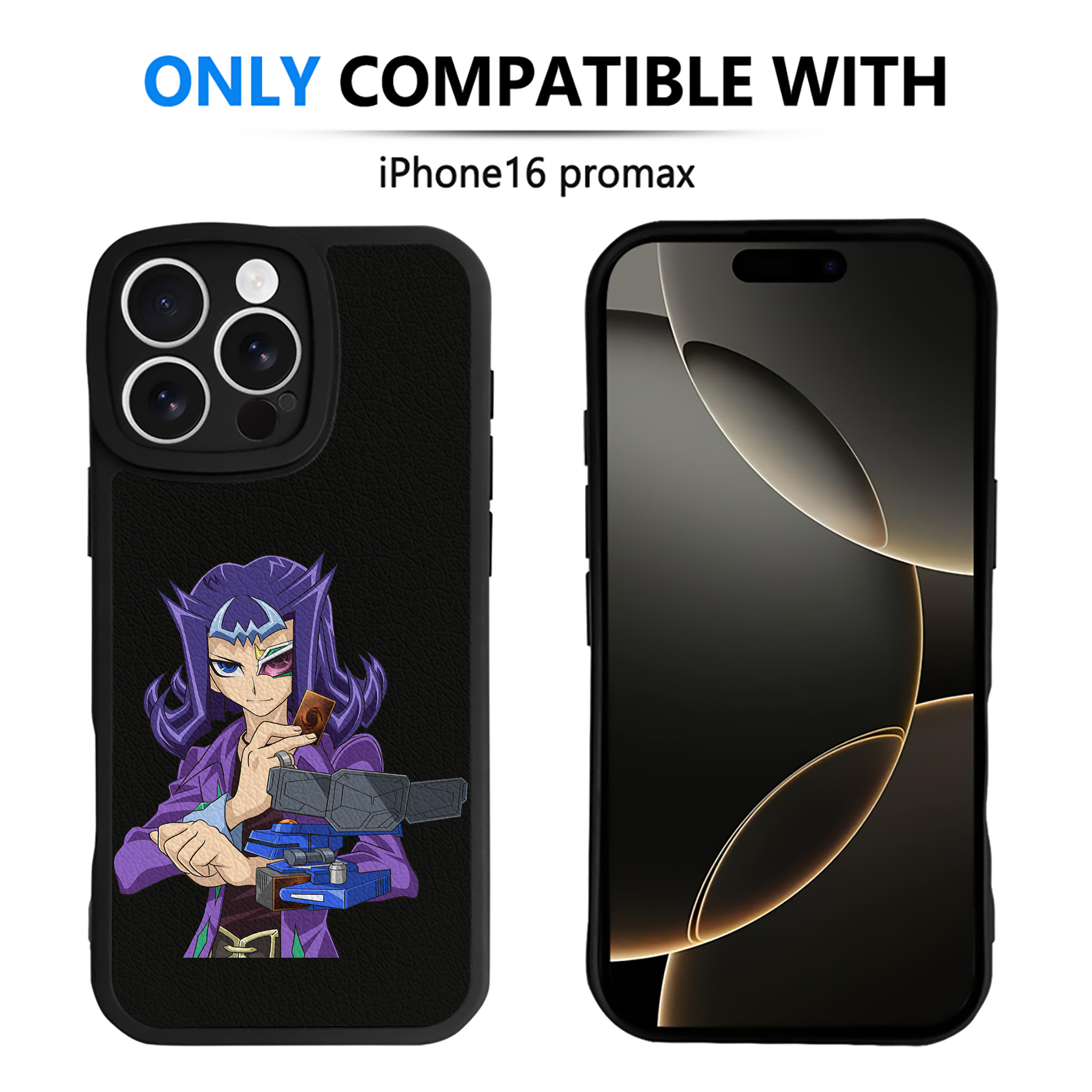 遊☆戯☆王 Yu-Gi-Oh! 【iPhone 16シリーズ対応】シリコンスマホケース（レザー調） 材質：シリコン